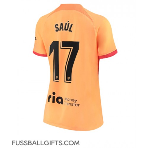 Atletico Madrid Saul Niguez #17 Fußballbekleidung 3rd trikot Damen 2022-23 Kurzarm